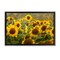 Stupell Industries Central Sunflower in Meadow Floating Frame, design by Andy Crawford